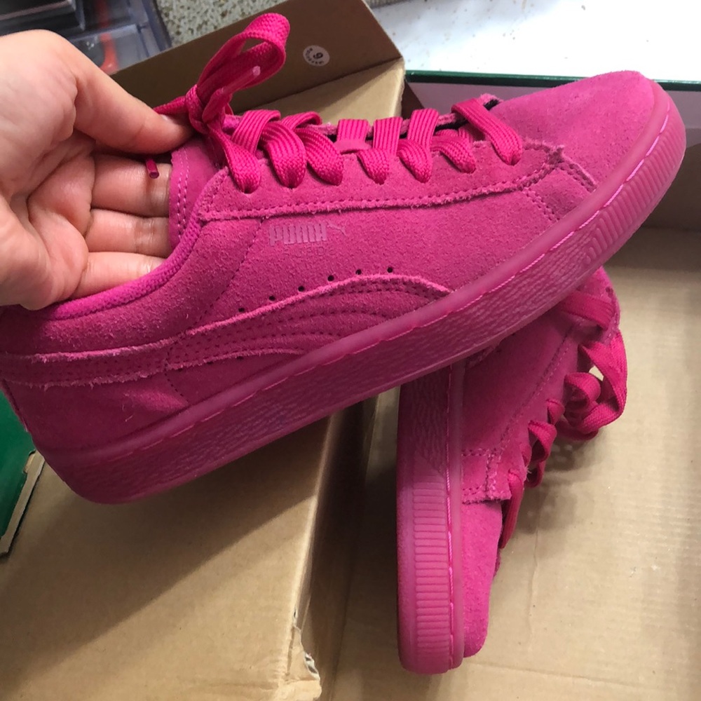 Puma suede shoes